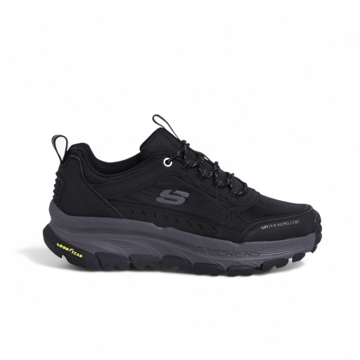 Skechers Hillcrest Water Repellent Trail Shoe S25 - in Black