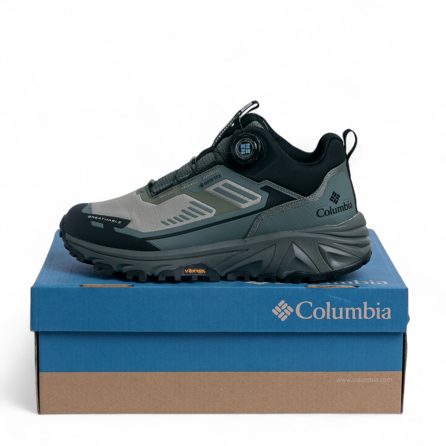 Columbia men's sneakers GTX men's trekking shoes - BL - in Green