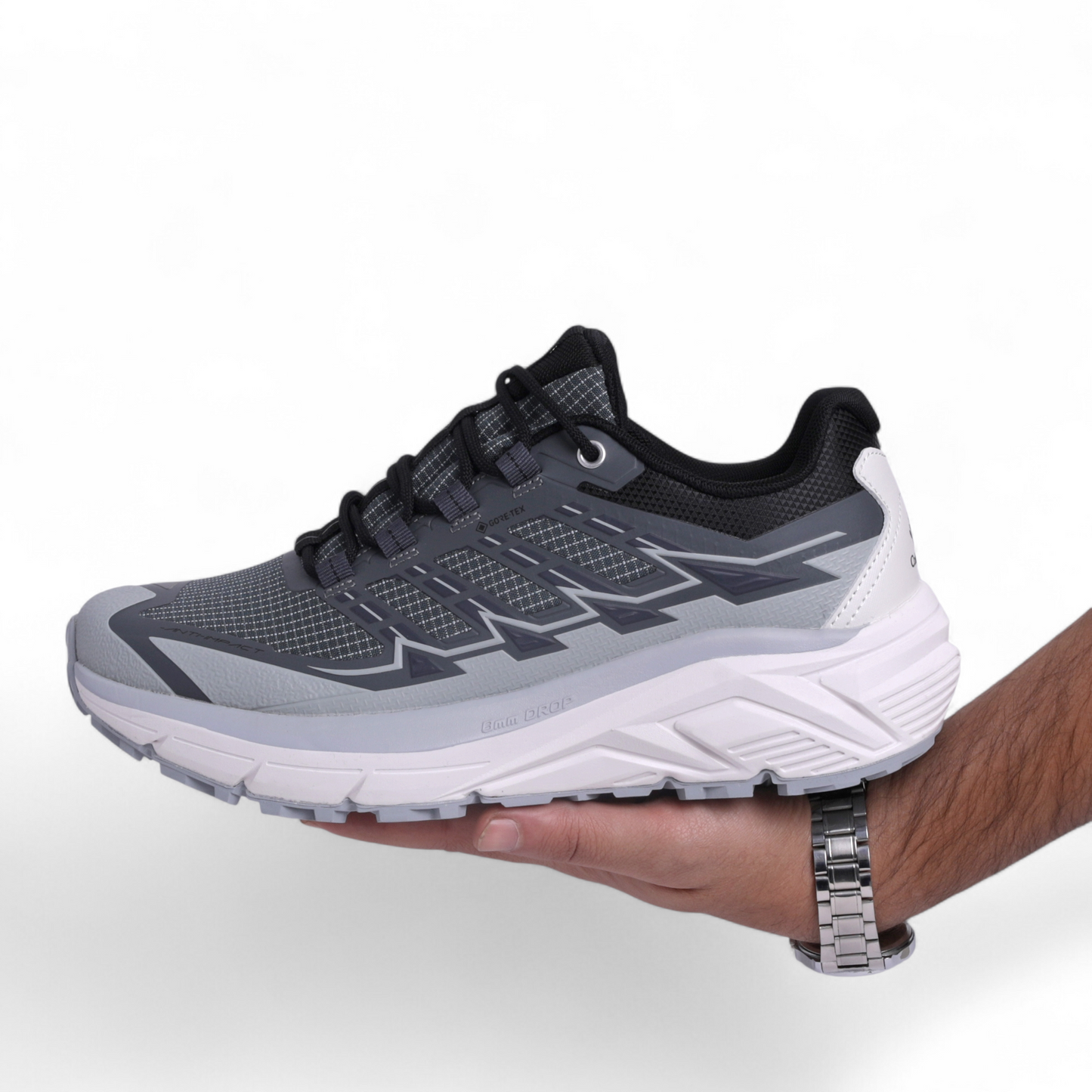 KAILAS Men’s Expedition MAX FLT – Cushioned, Waterproof Trail & Hiking Shoes - CM - in Grey