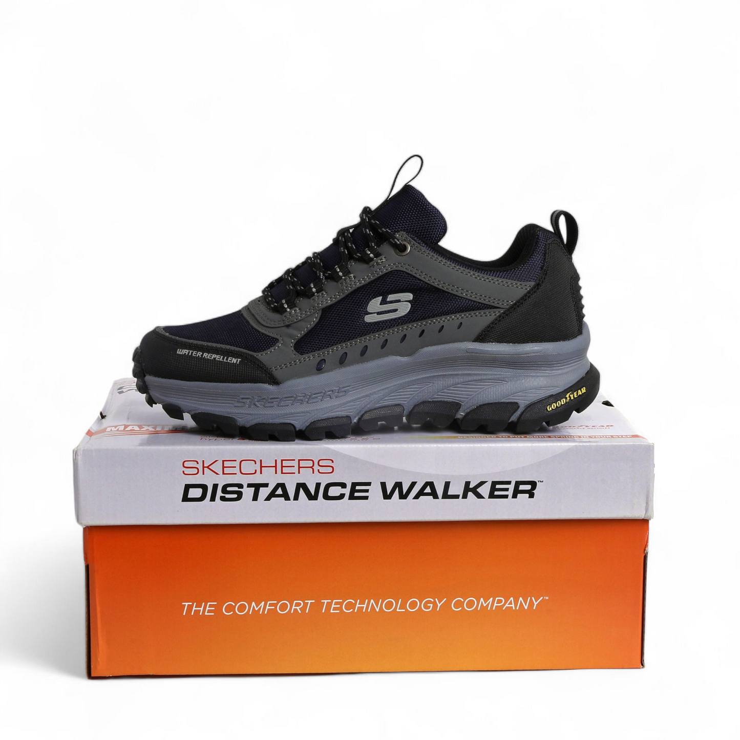 Skechers Hillcrest Water Repellent Trail Shoe S25 - in Gray