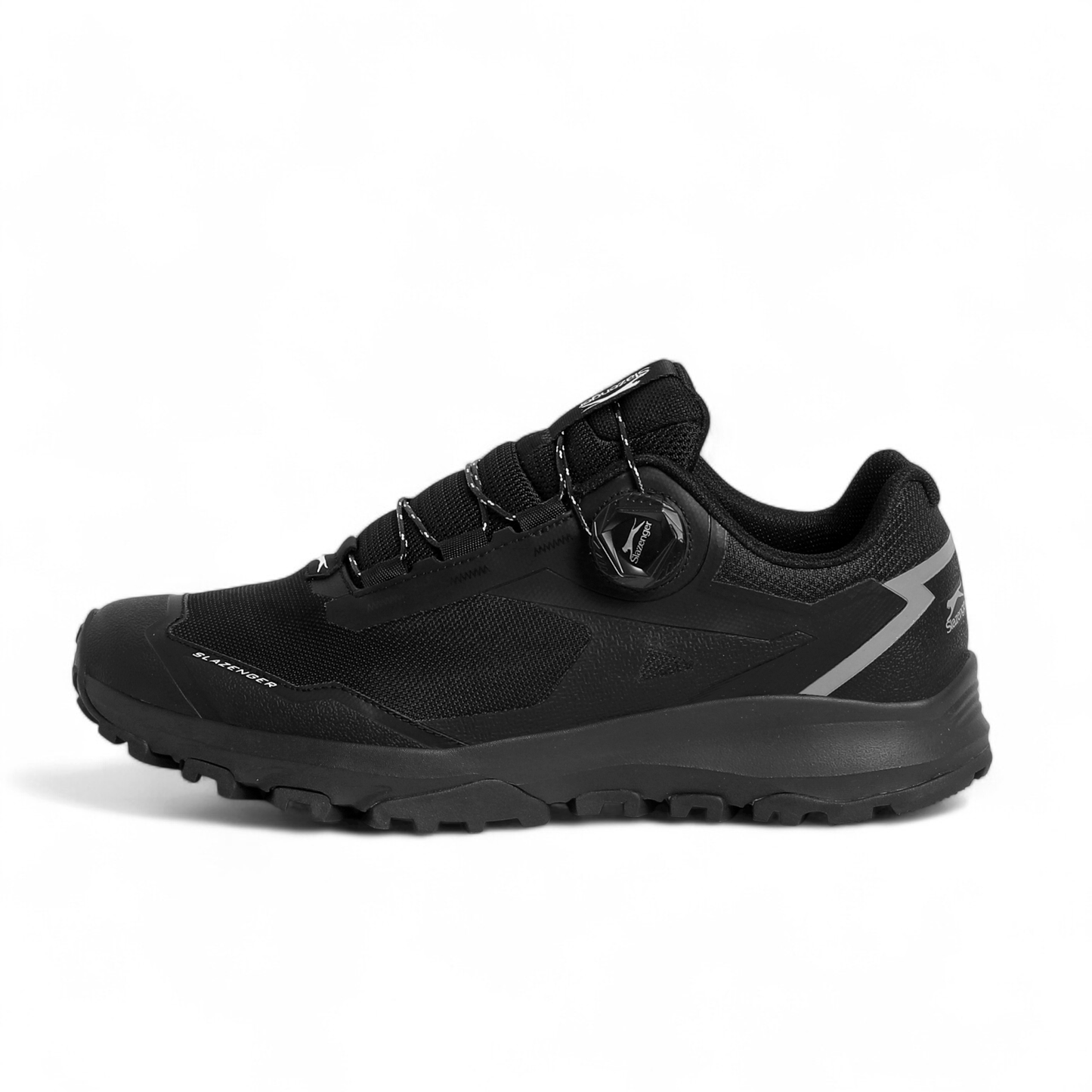 Slazenger Dial-Fit Sneakers – Quick Fit System & Everyday Comfort - NGR - in Black