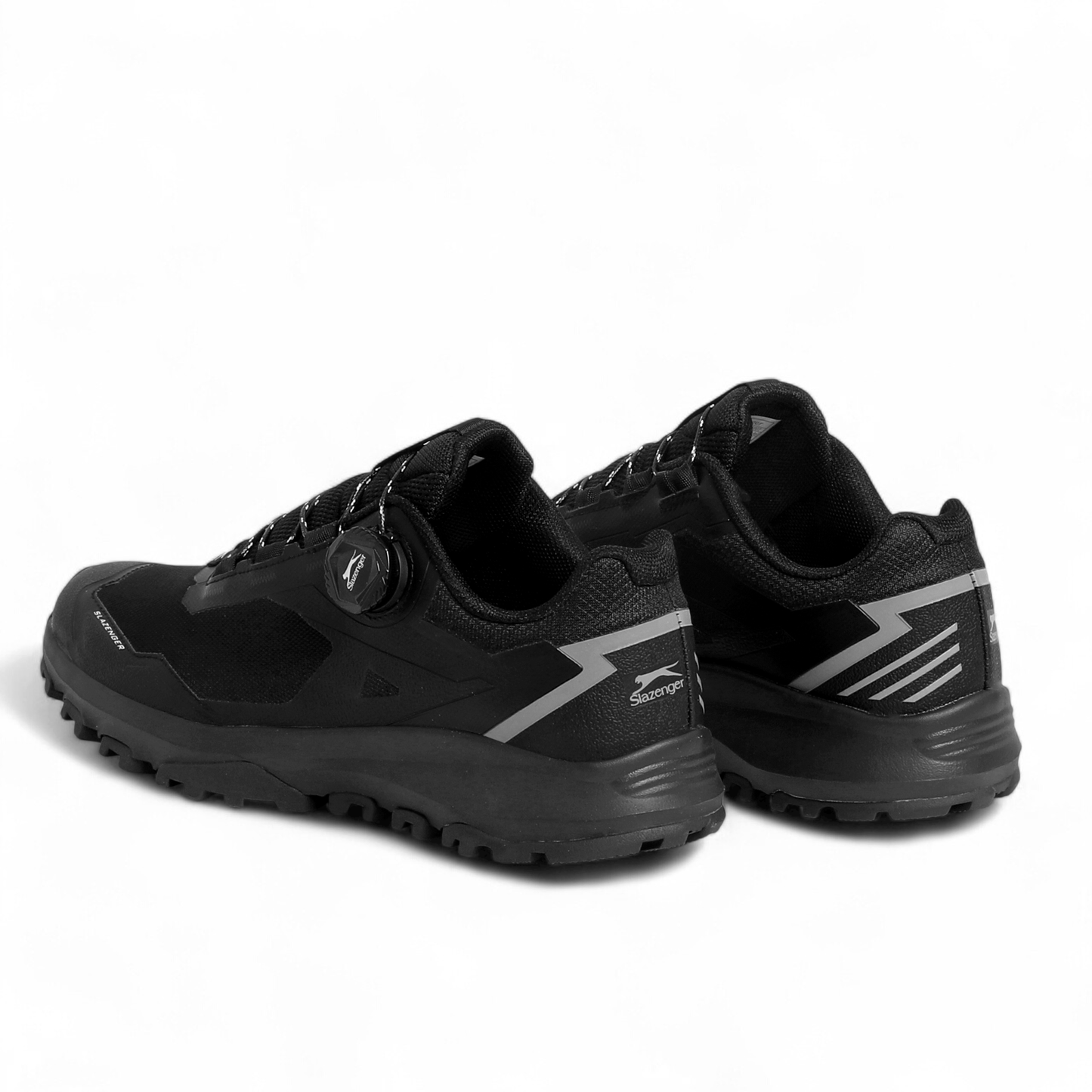 Slazenger Dial-Fit Sneakers – Quick Fit System & Everyday Comfort - NGR - in Black