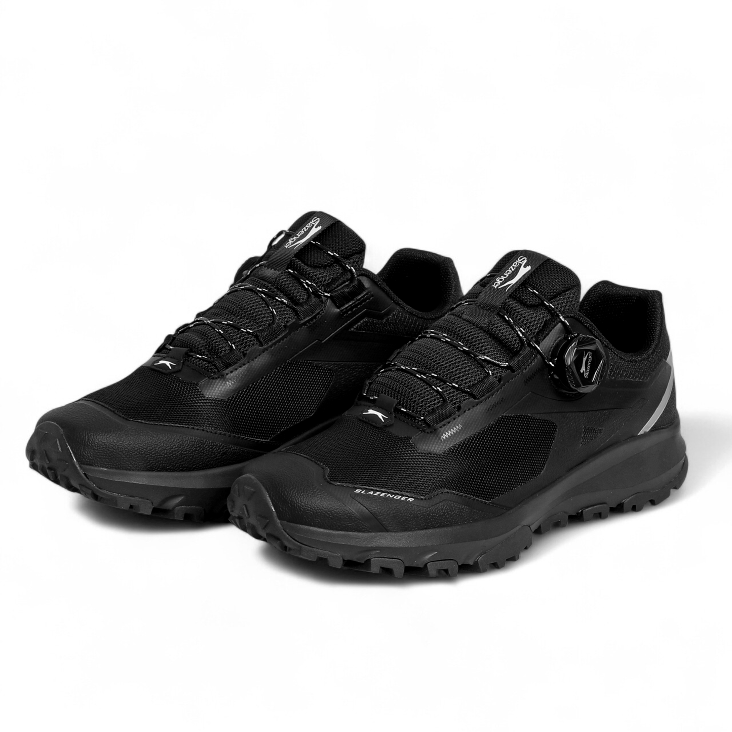 Slazenger Dial-Fit Sneakers – Quick Fit System & Everyday Comfort - NGR - in Black