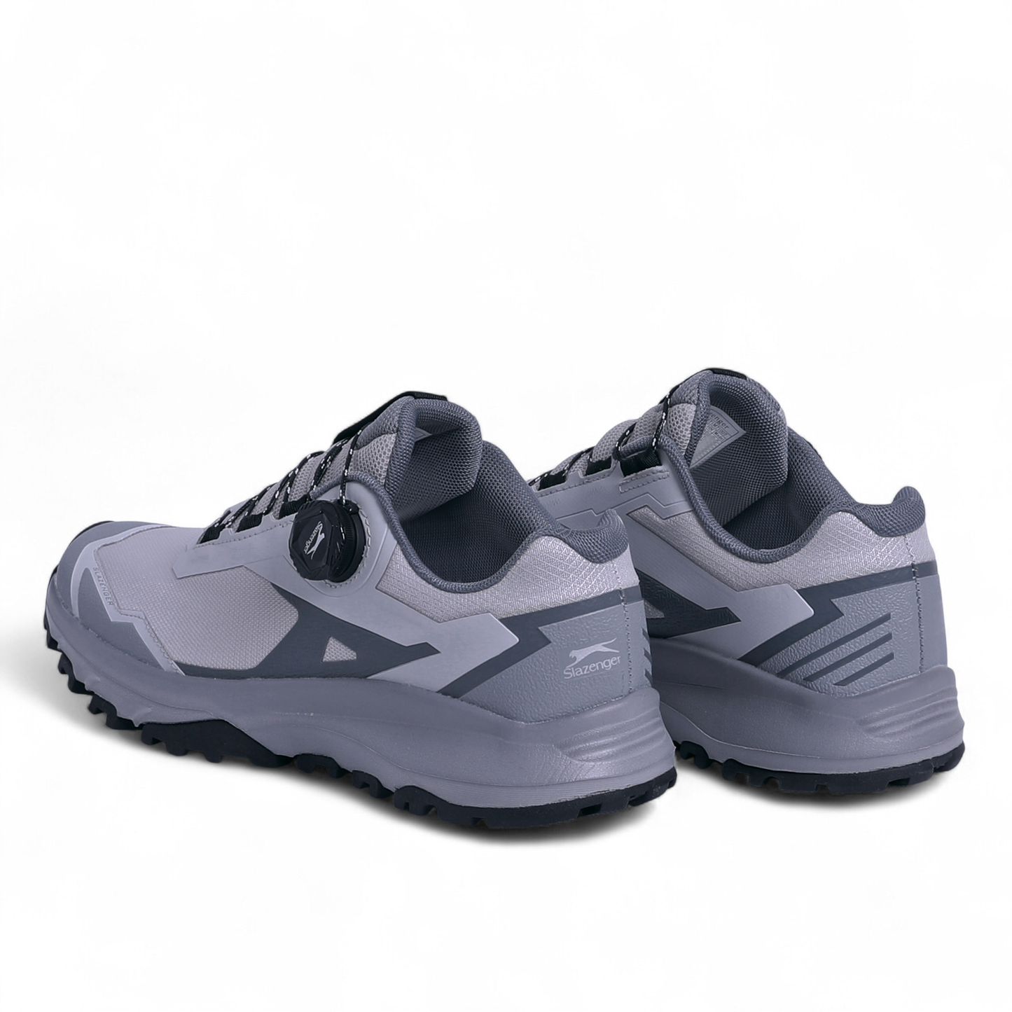 Slazenger Dial-Fit Sneakers – Quick Fit System & Everyday Comfort - NGR - in Grey