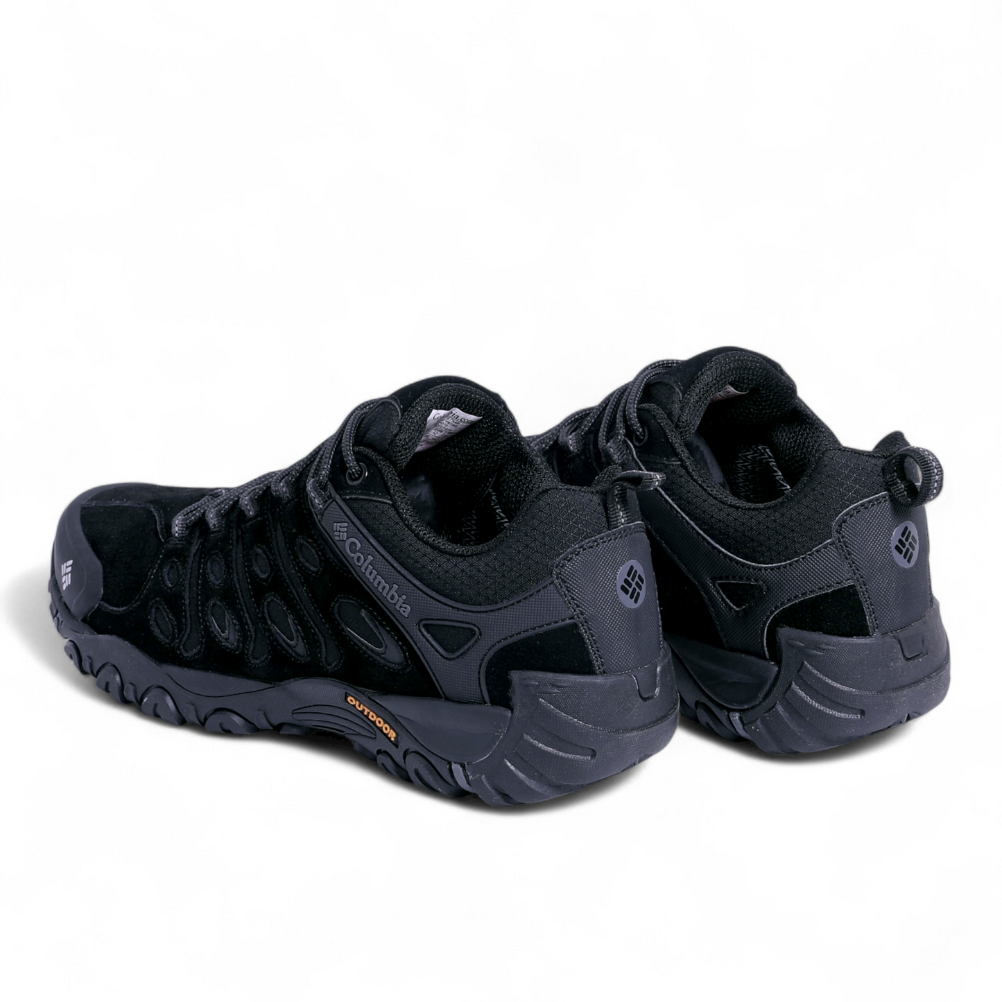 Columbia Leather Outdoor Sneakers C50 - in Black