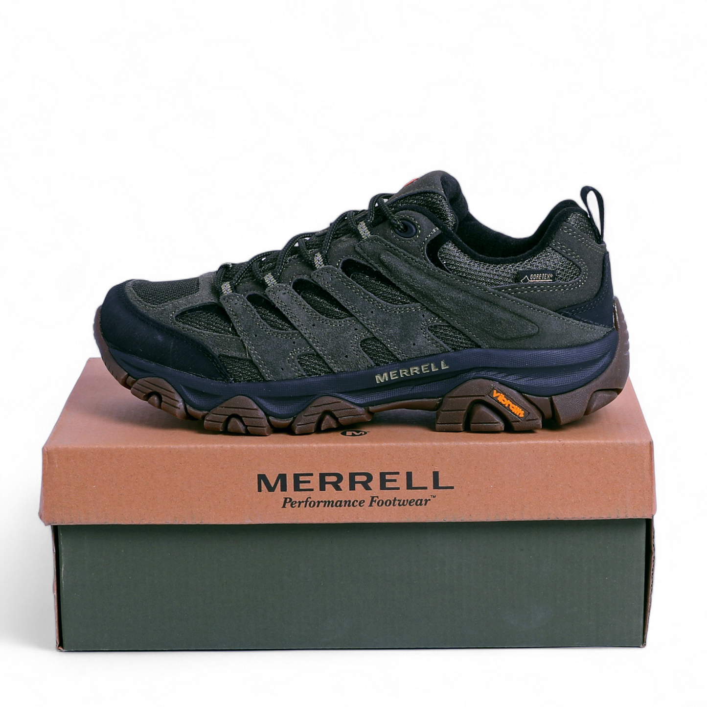 Merrell Moab 3 Gore-Tex - Rugged Performance, All-Day Comfort - ME - in Dark Green