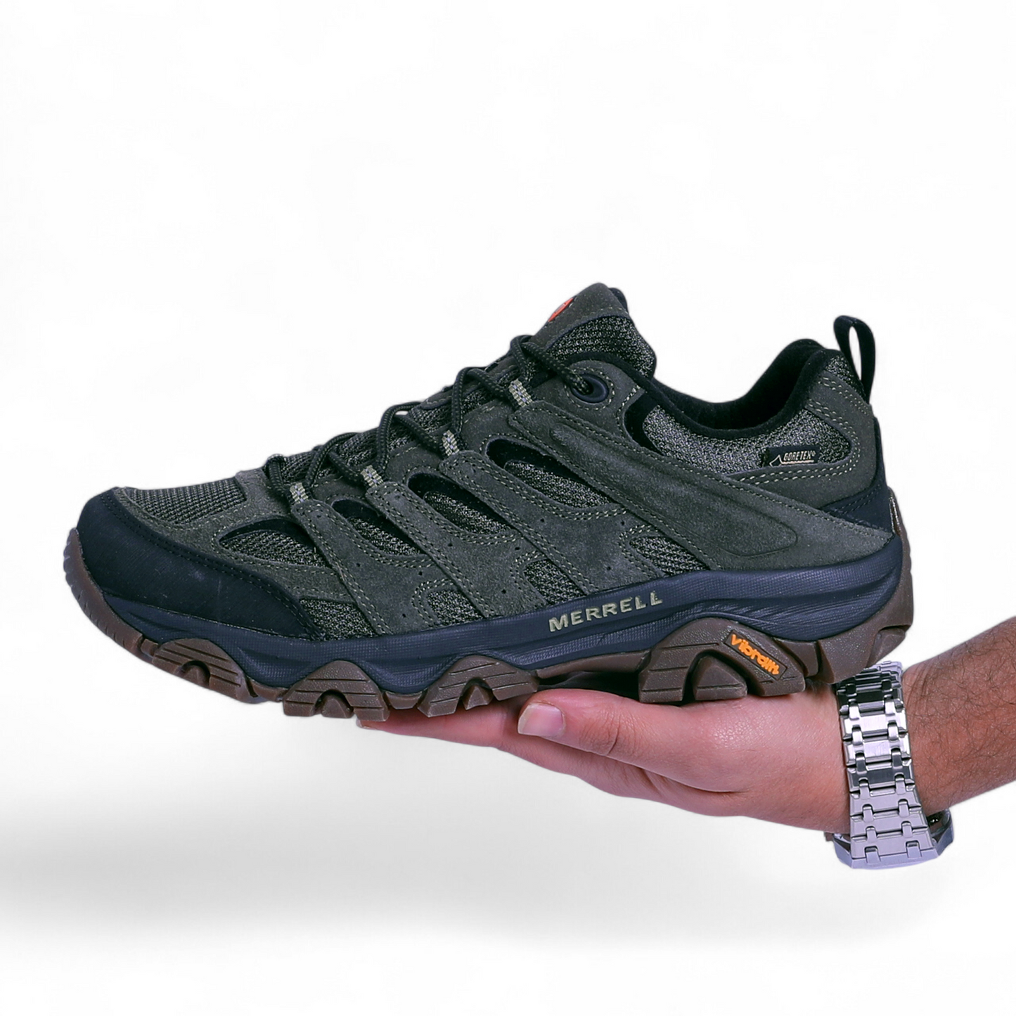 Merrell Moab 3 Gore-Tex - Rugged Performance, All-Day Comfort - ME - in Dark Green