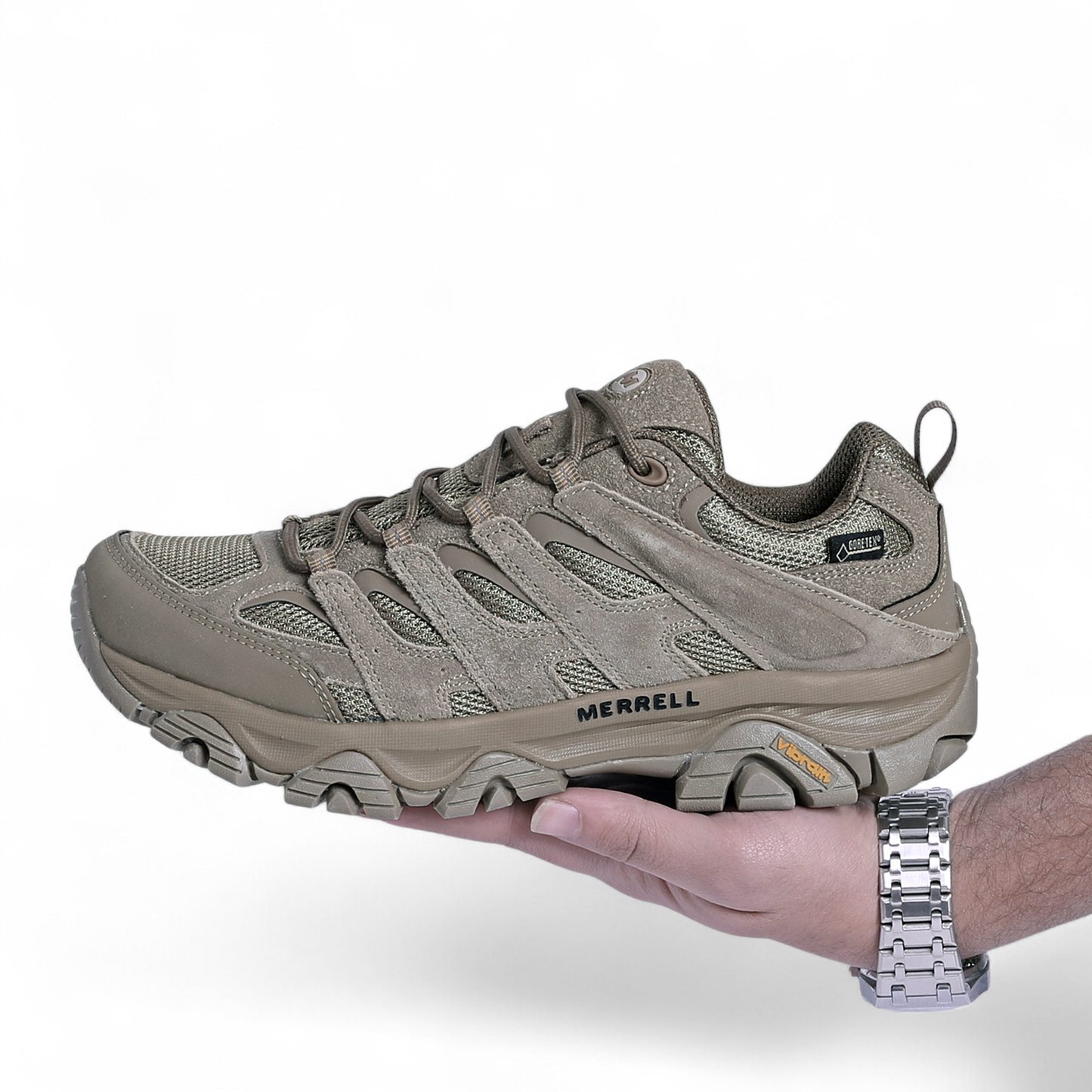 Merrell Moab 3 Gore-Tex - Rugged Performance, All-Day Comfort - ME - in Beige
