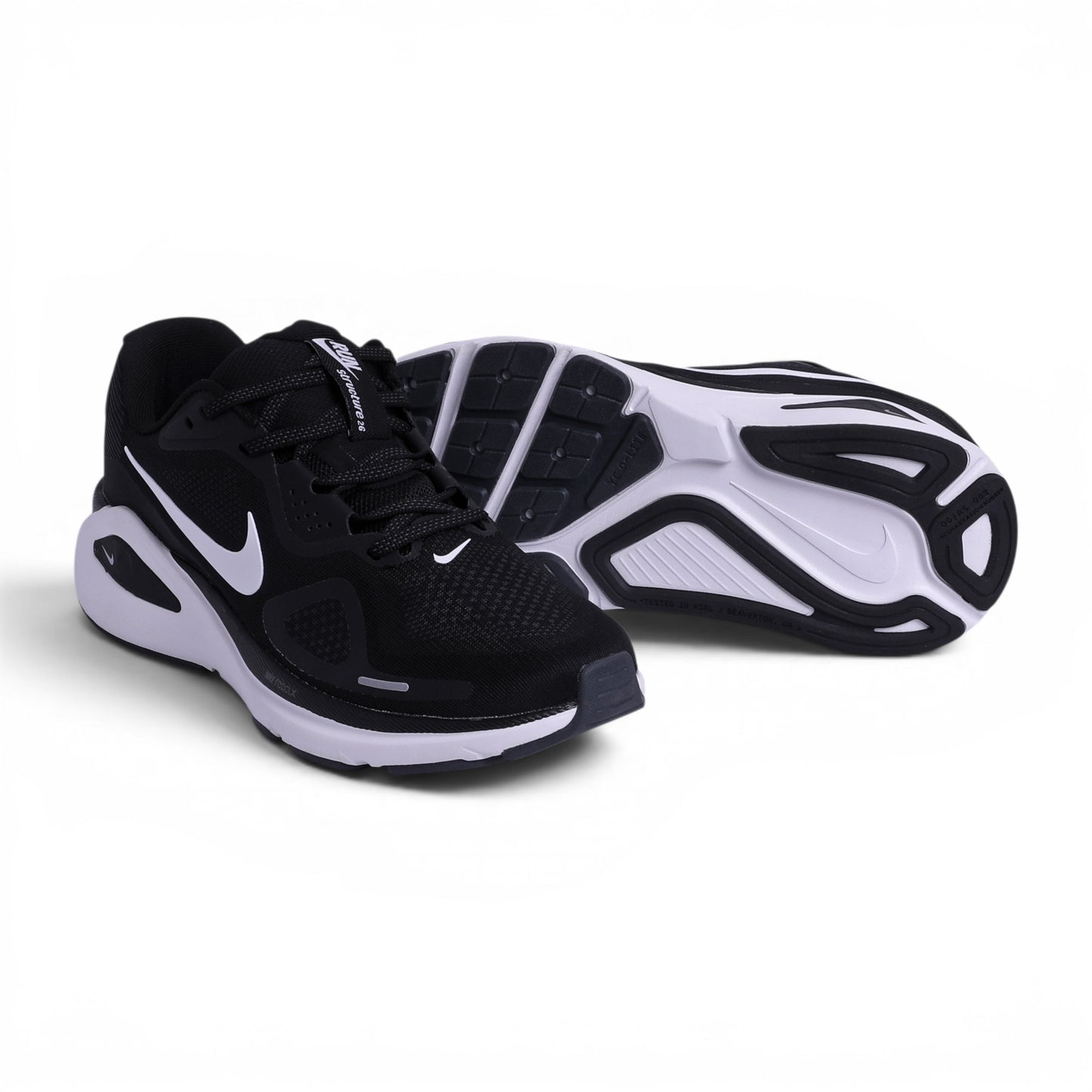 Nike Structure 26 Men’s Road Running Shoes – Stable Comfort for Every Mile - in Black