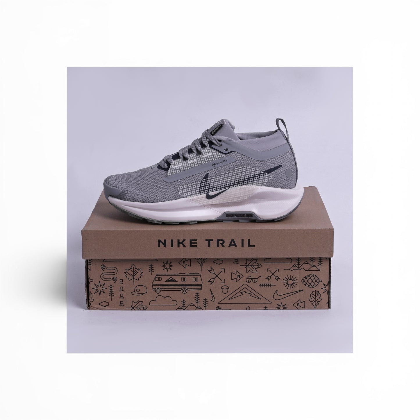 Nike Pegasus Trail 5 GTX – Waterproof Trail Running Shoes - in Grey