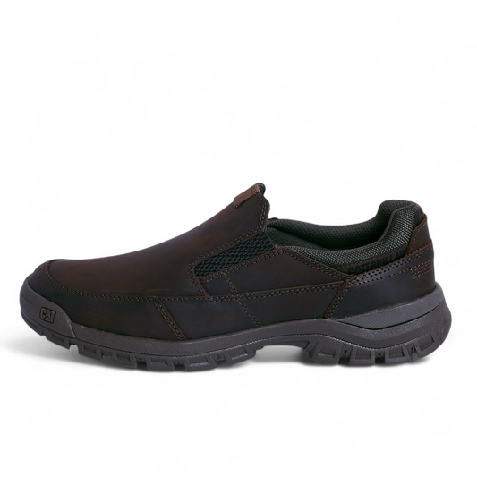 CAT Threshold Slip-On Shoes – Rugged Comfort, Easy Everyday Wear - MSH - in Brown