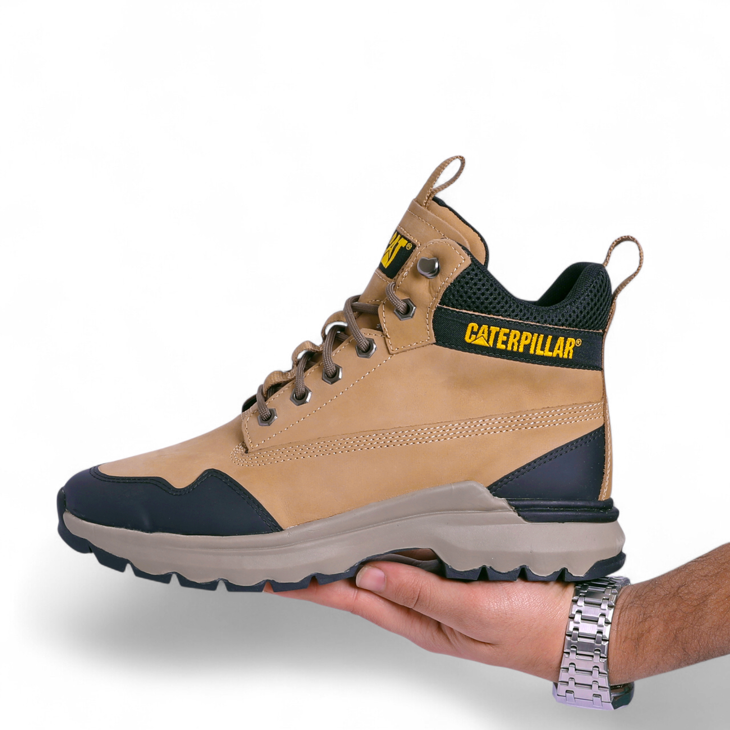 CAT Caterpillar Men’s Colorado WP Sneaker – Rugged Protection, Everyday Comfort - CAR - in Havana
