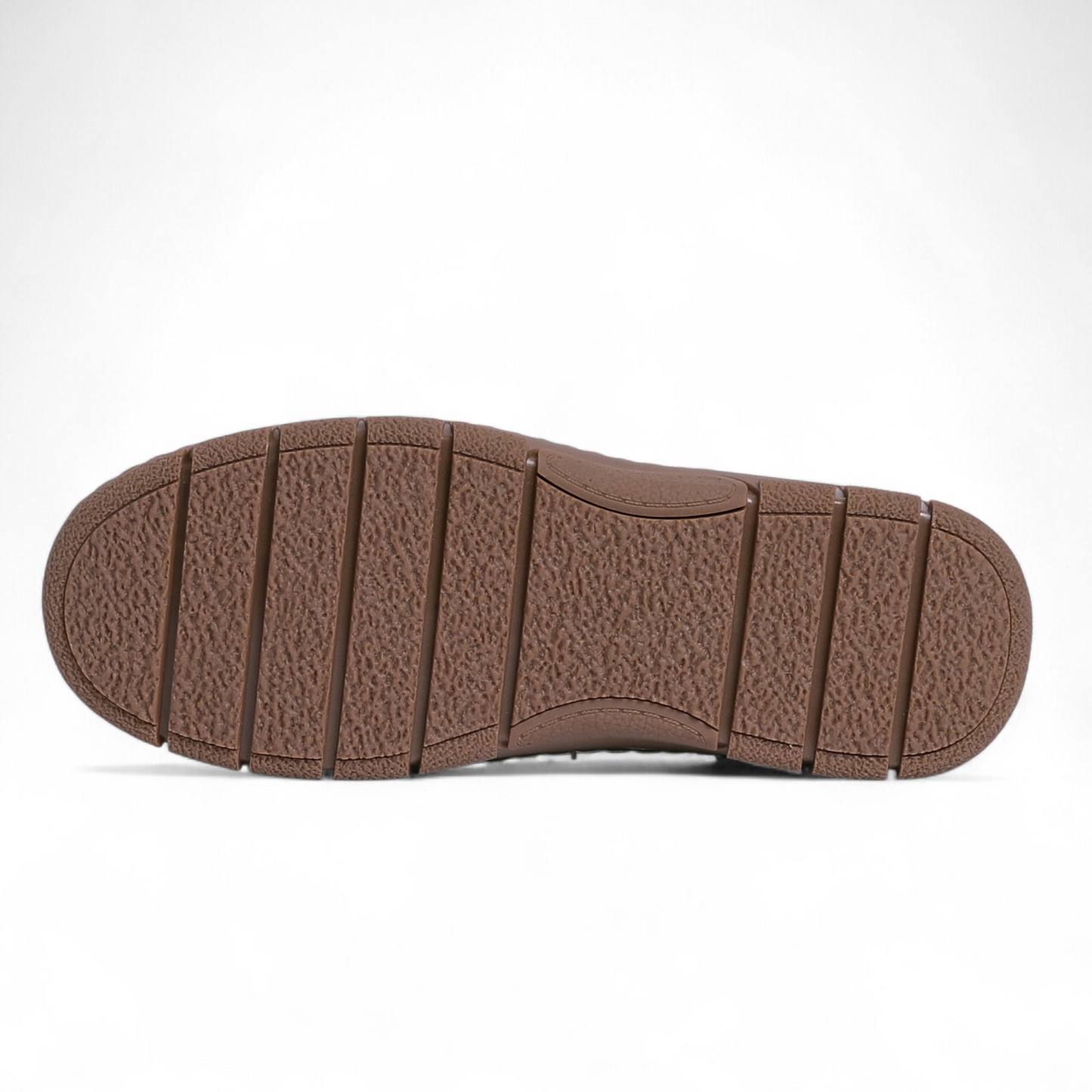 Clarks-Inspired Casual Leather Shoes – Classic Comfort & Timeless Style - AKS - in Havana