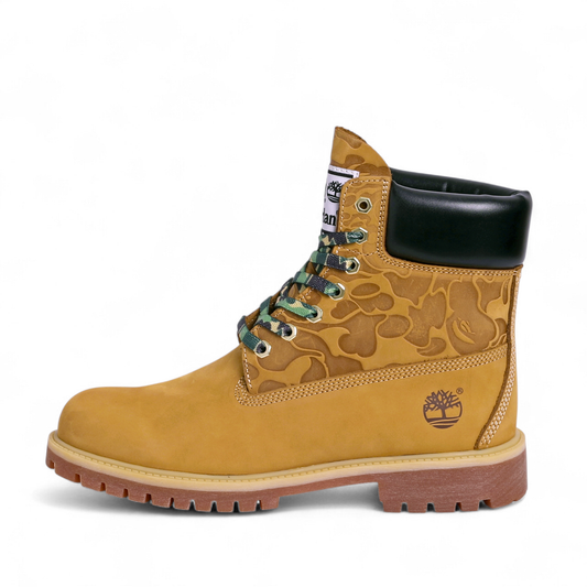 x A Bathing Ape x Undefeated 6-Inch Waterproof Boot - DBA - in Havana