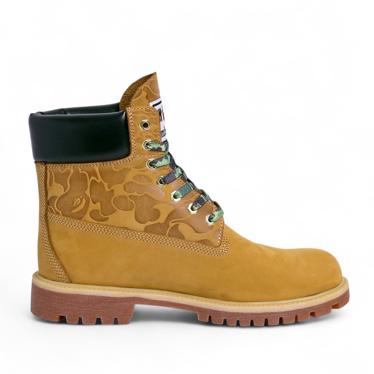 x A Bathing Ape x Undefeated 6-Inch Waterproof Boot - DBA - in Havana