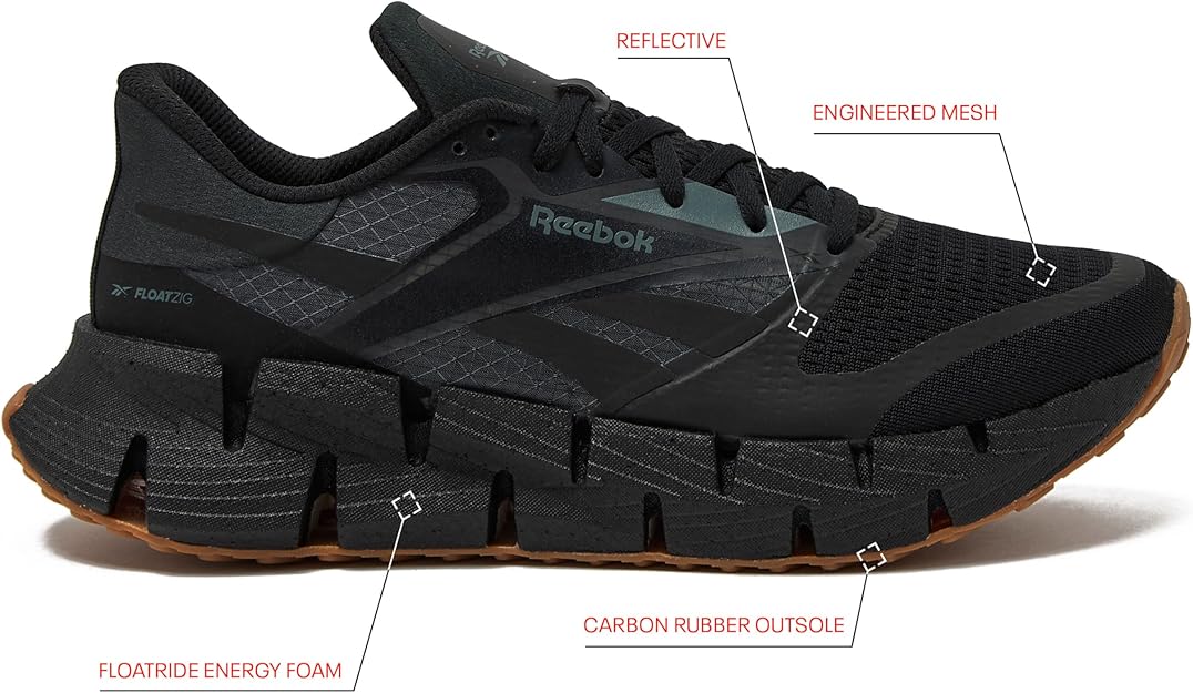 Reebok FloatZig 1 – Bold Energy, Next-Gen Cushioning NG - in black