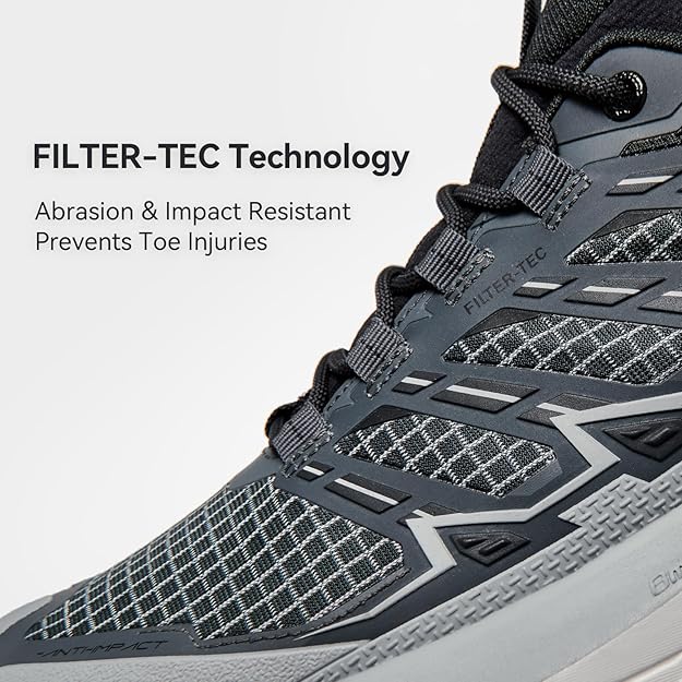 KAILAS Men’s Expedition MAX FLT – Cushioned, Waterproof Trail & Hiking Shoes - CM - in Grey