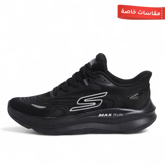 SKECHERS MAX-RUN SLIP-INS –  Comfort & Performance - Fi - in Black