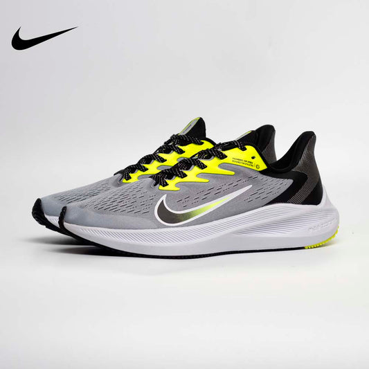 Nike air zoom running shoes WF - in grey×yellow