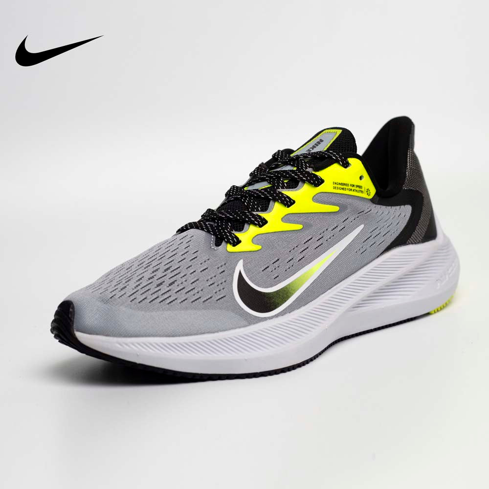 Nike air zoom running shoes WF - in grey×yellow