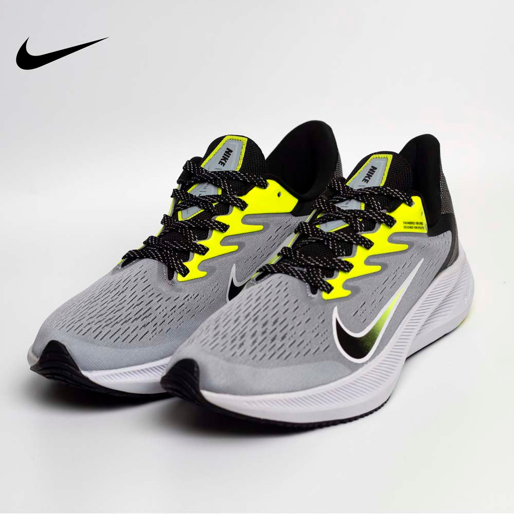 Nike air zoom running shoes WF - in grey×yellow