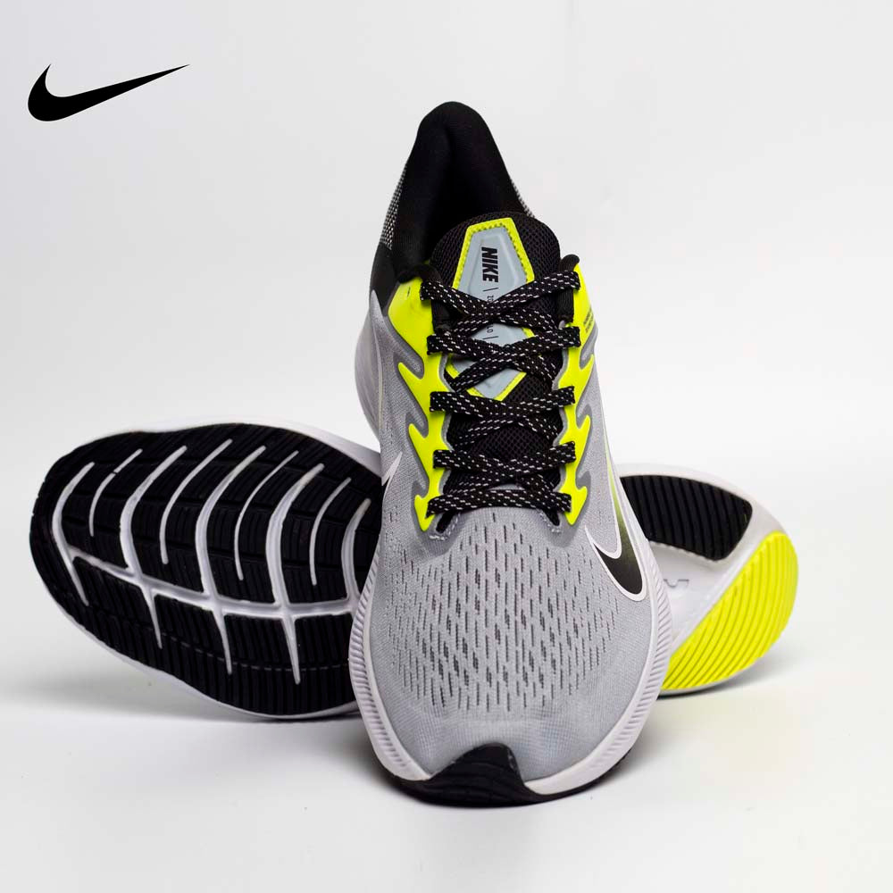 Nike air zoom running shoes WF - in grey×yellow