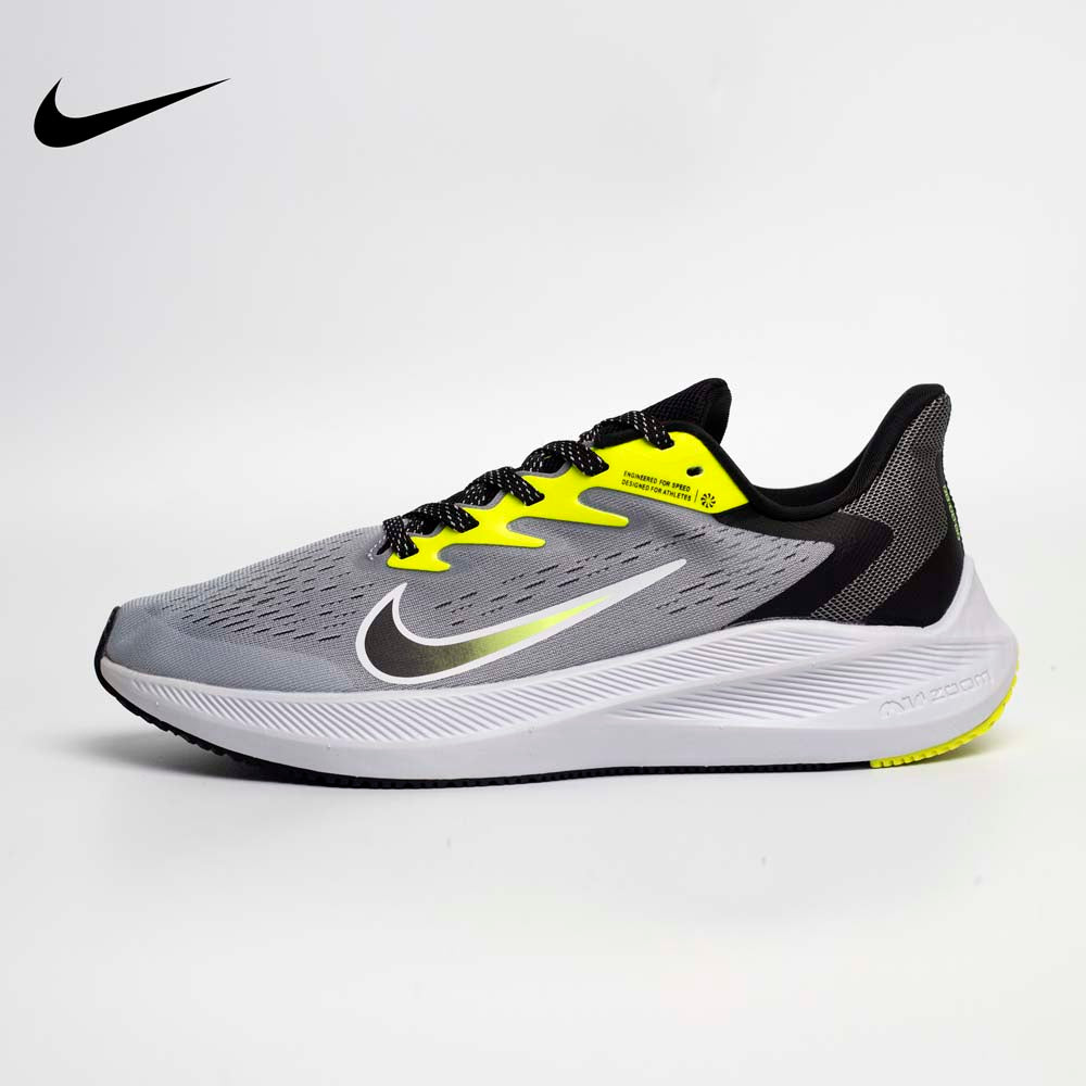 Nike air zoom running shoes WF - in grey×yellow