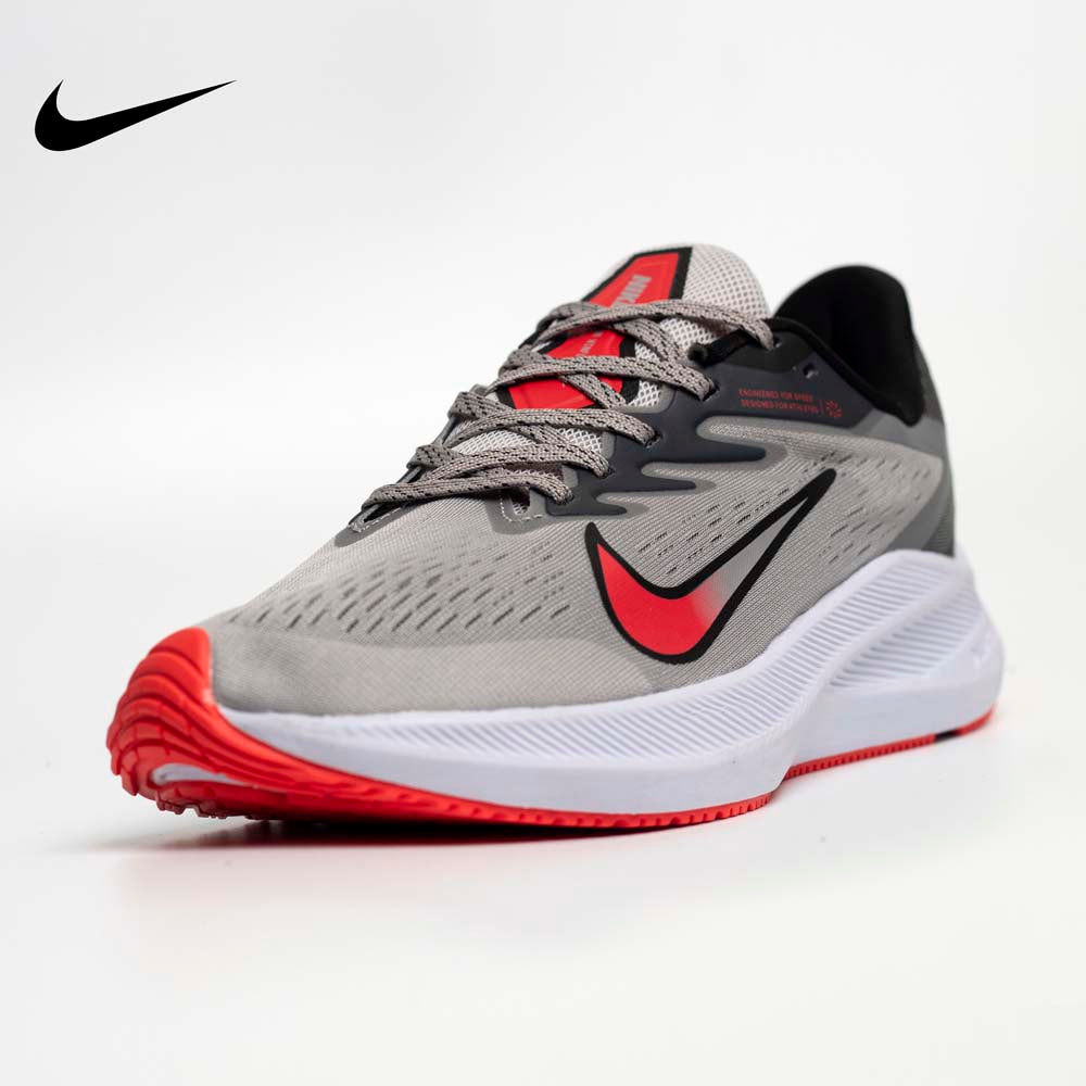 Nike air zoom running shoes WF - in grey×red