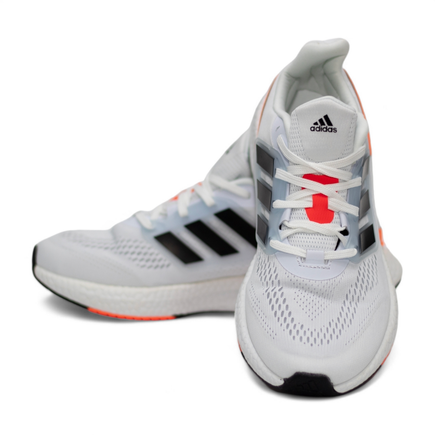 Adidas pureboost running shoes UB - in white×orange