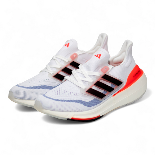 Adidas ultraboost light running shoes LG - in white×orange