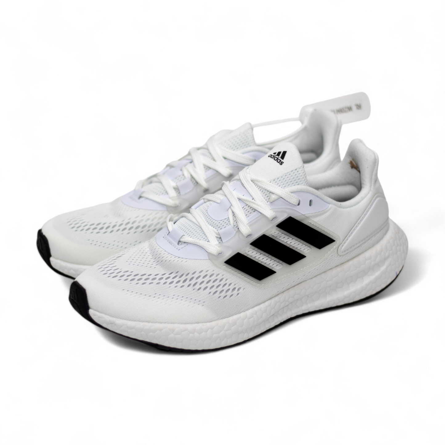 Adidas pureboost running shoes UB - in white×black