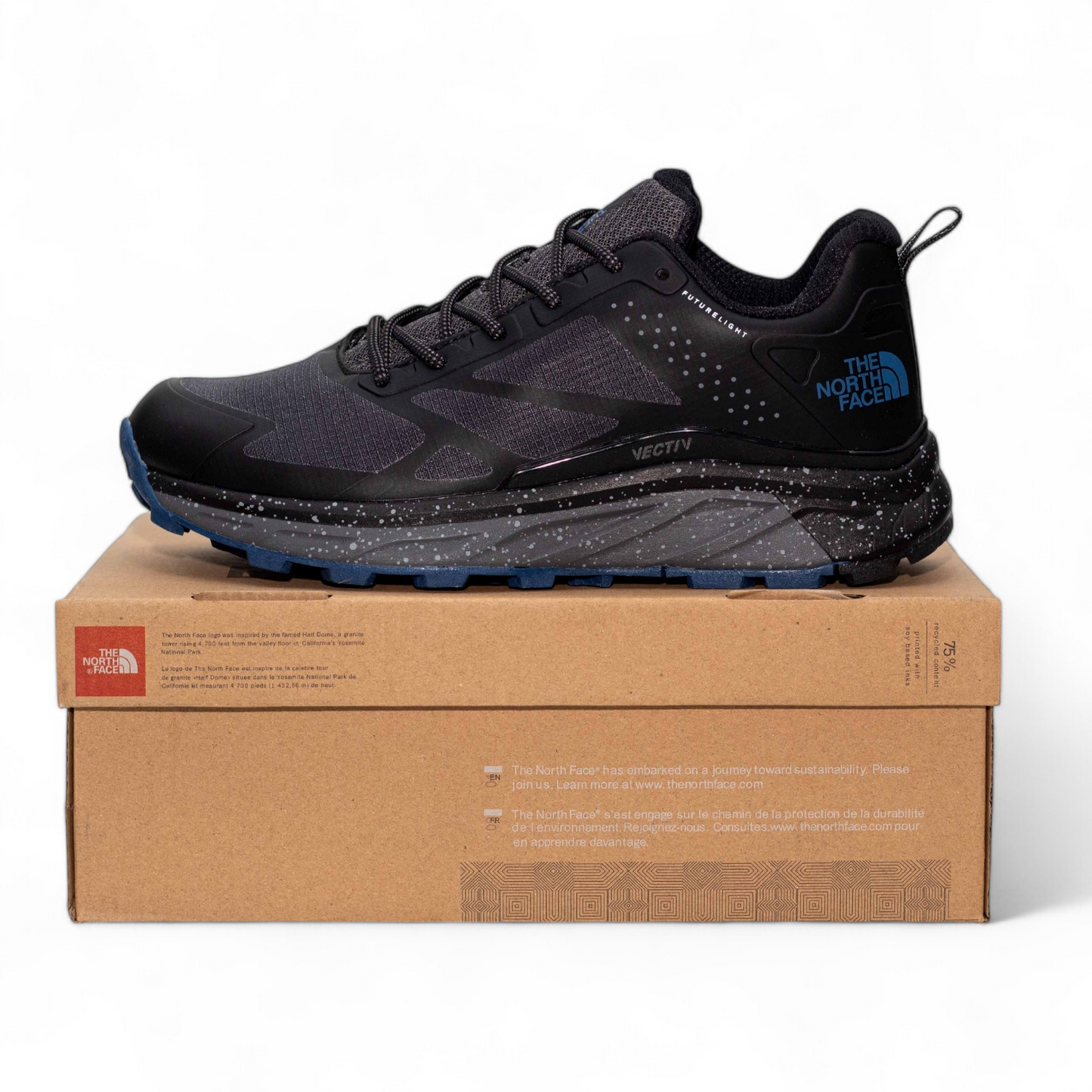 The north face outdoor shoes TH - in black×grey