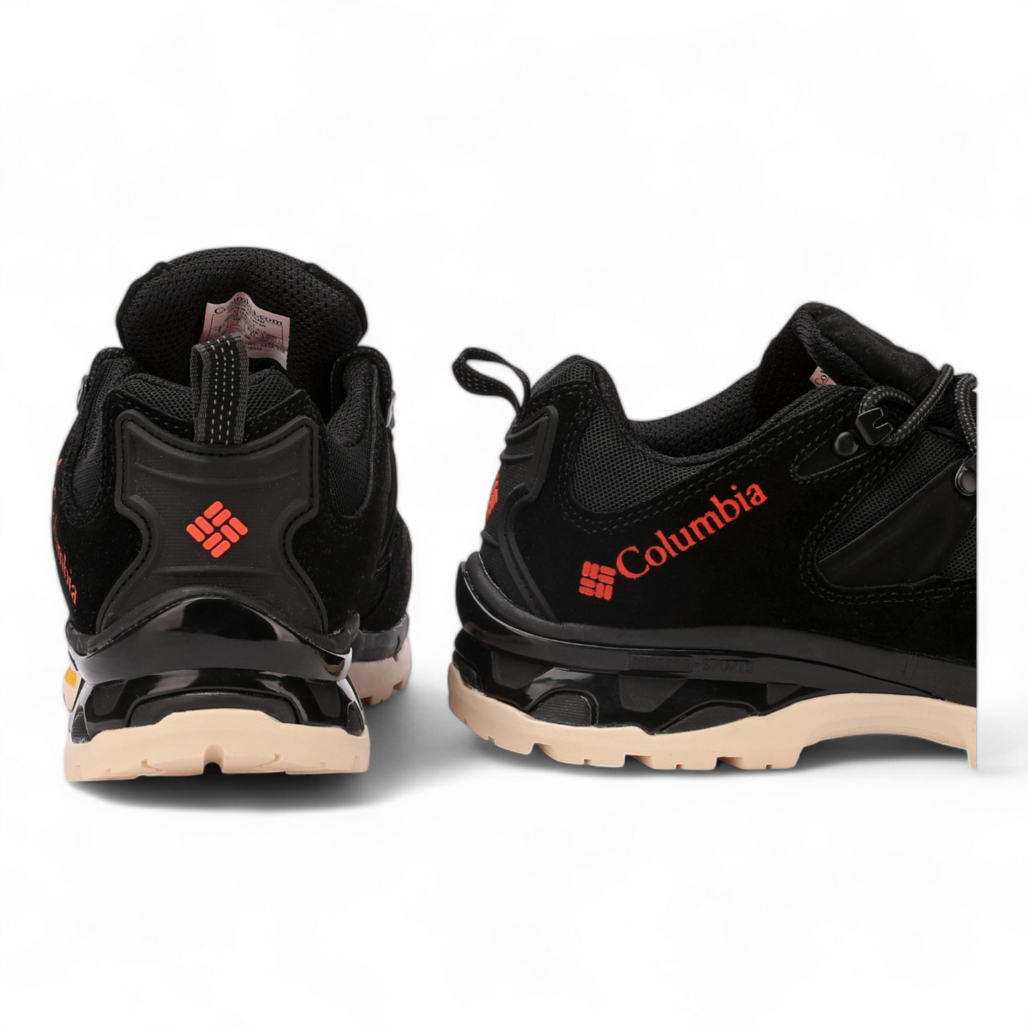 Columbia Leather Outdoor Sneakers TI - in black