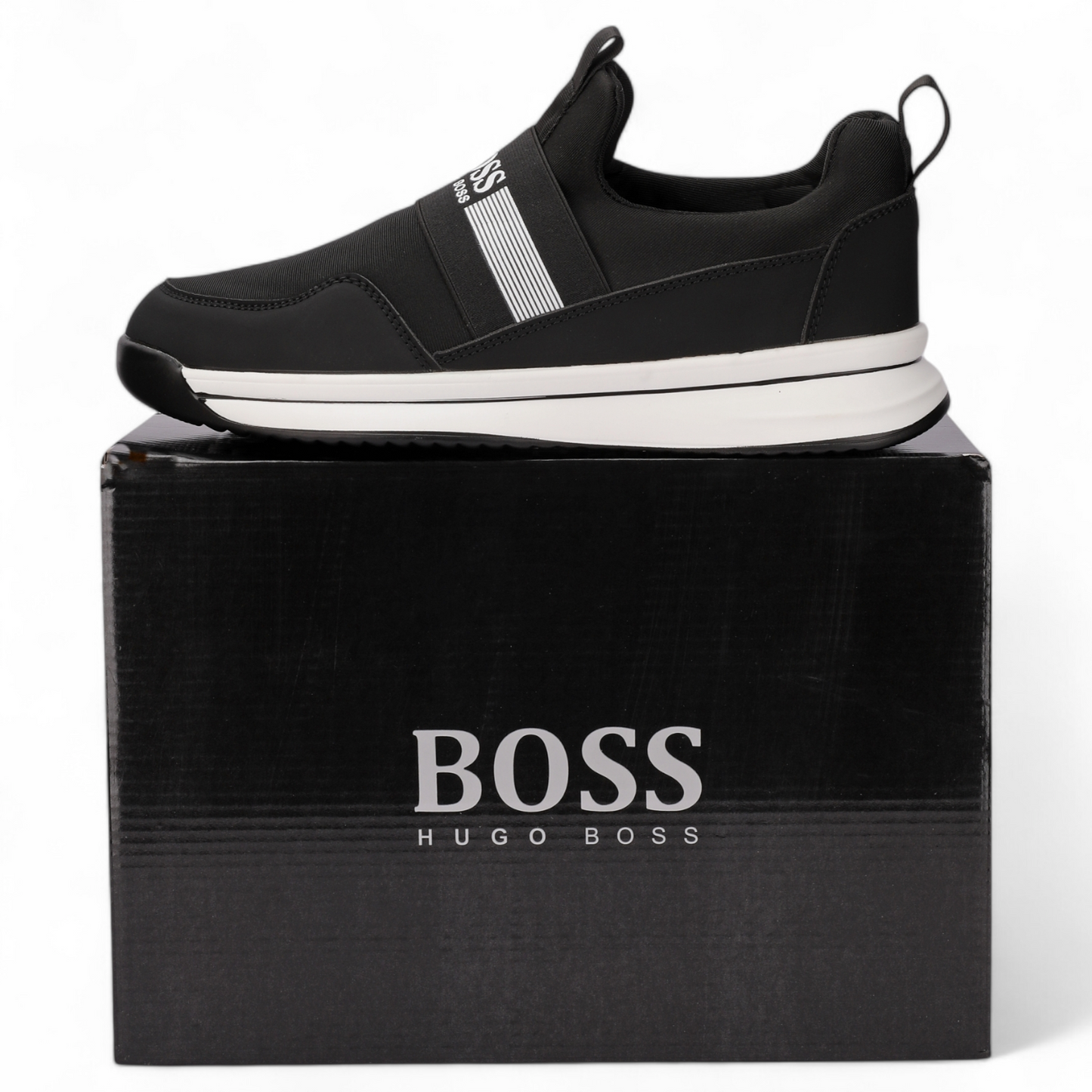 Boss men's casual sneakers BT - in black