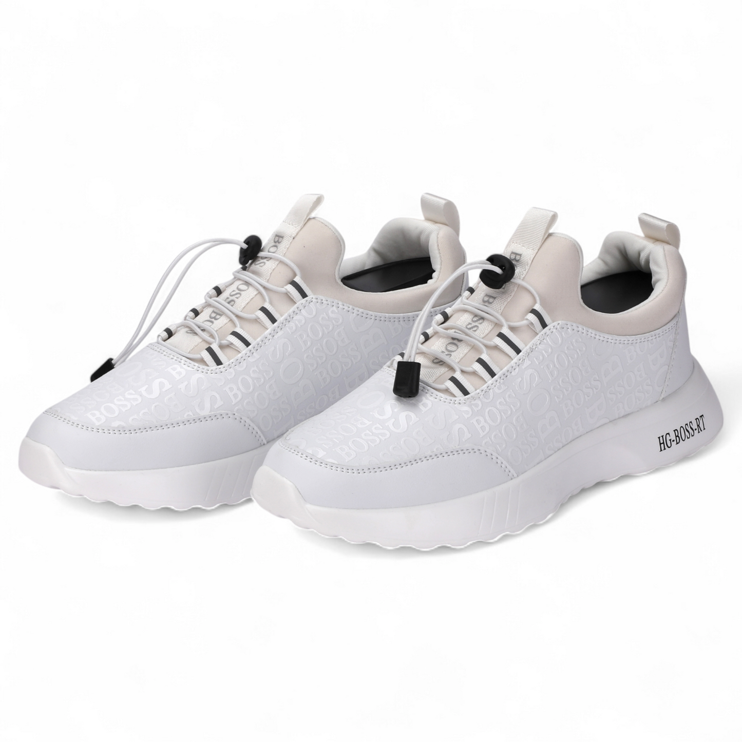 Boss men's casual sneakers KL - in white