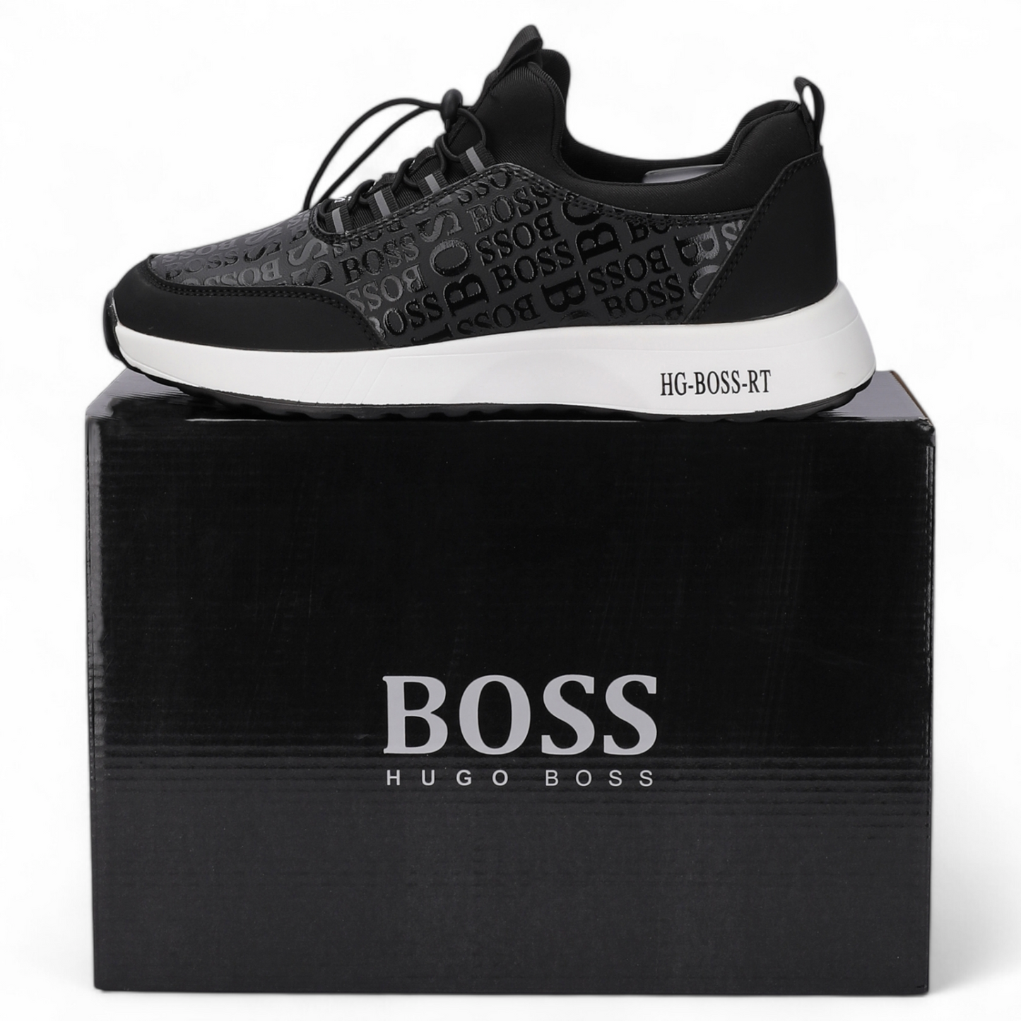 Boss men's casual sneakers KL - in black