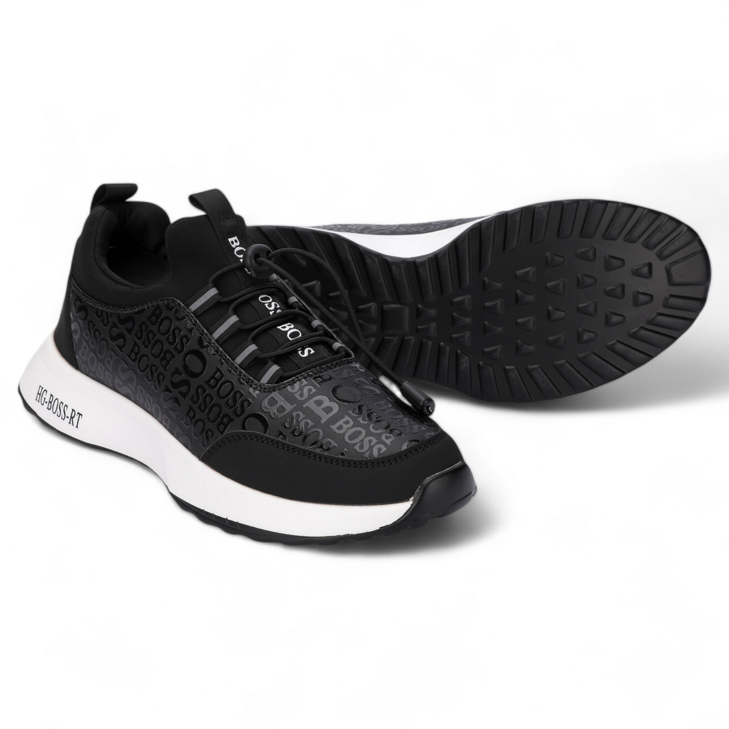 Boss men's casual sneakers KL - in black