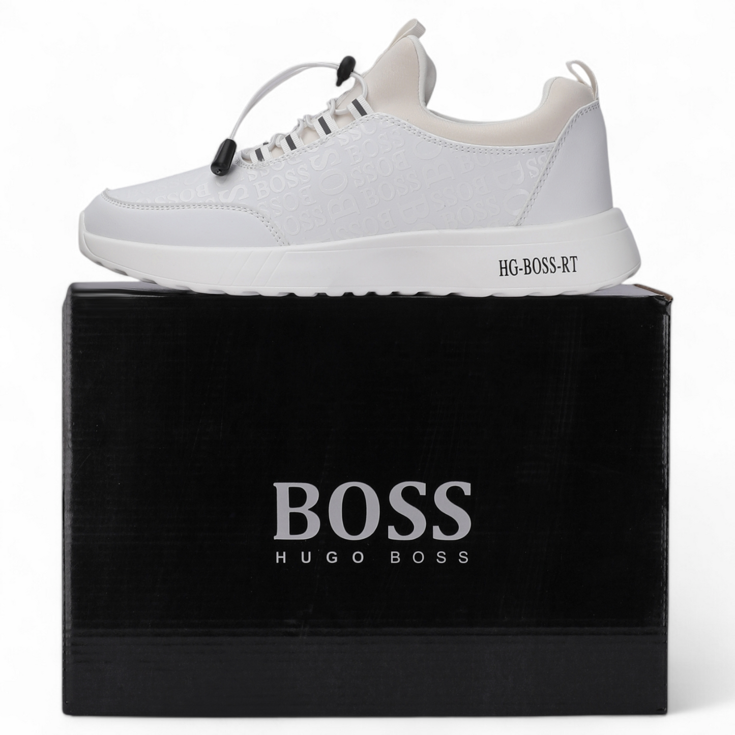 Boss men's casual sneakers KL - in white