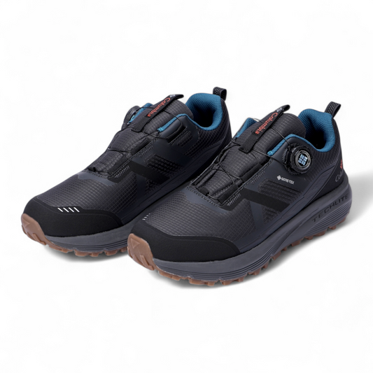 Columbia Leather Outdoor Sneakers BK - in gray×sky