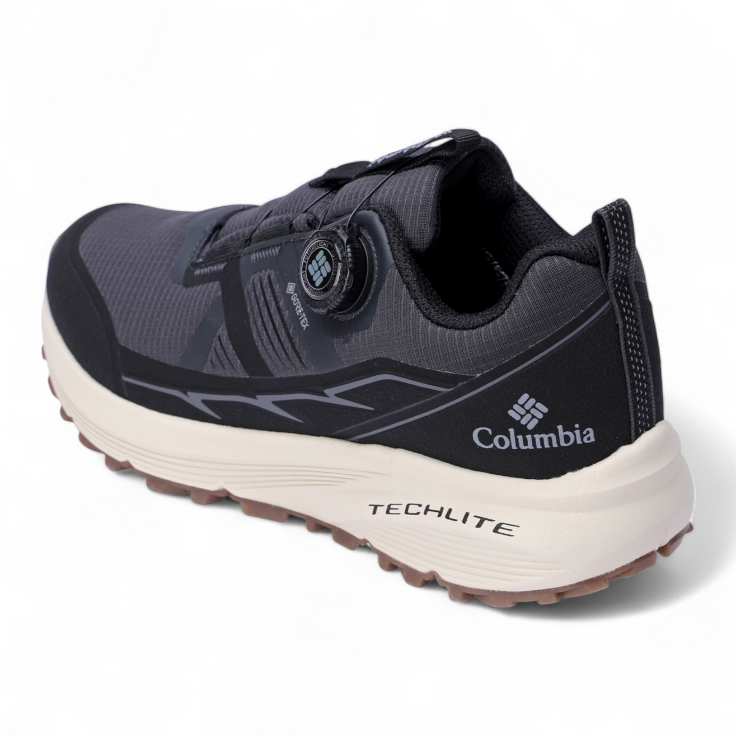 Columbia Leather Outdoor Sneakers BK - in gray×beige