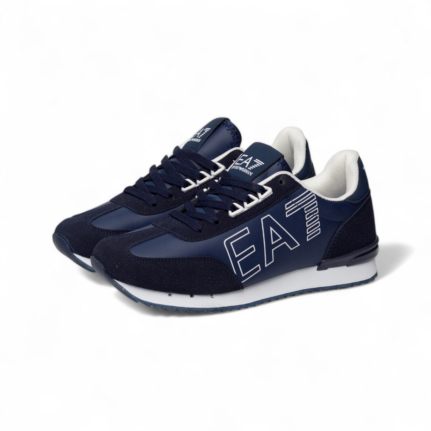 men's casual sneakers Emporio Armani EA - in navy