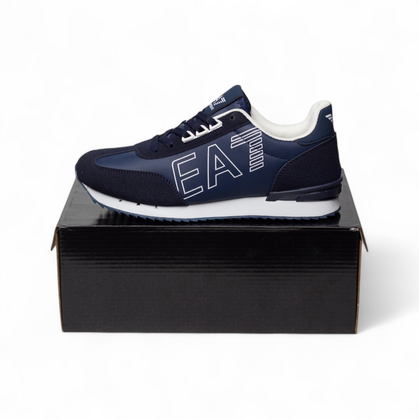 men's casual sneakers Emporio Armani EA - in navy