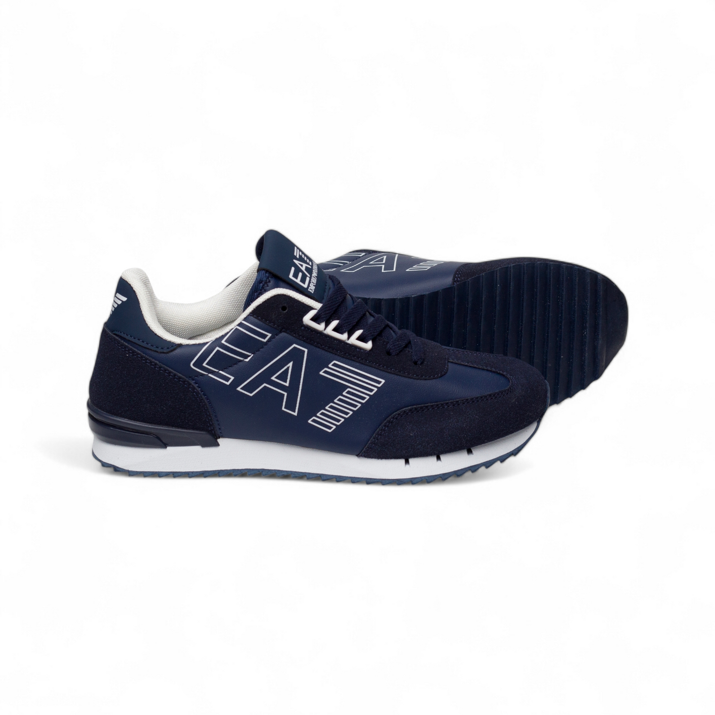 men's casual sneakers Emporio Armani EA - in navy