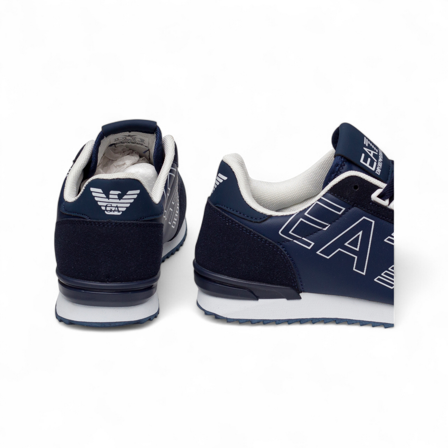men's casual sneakers Emporio Armani EA - in navy
