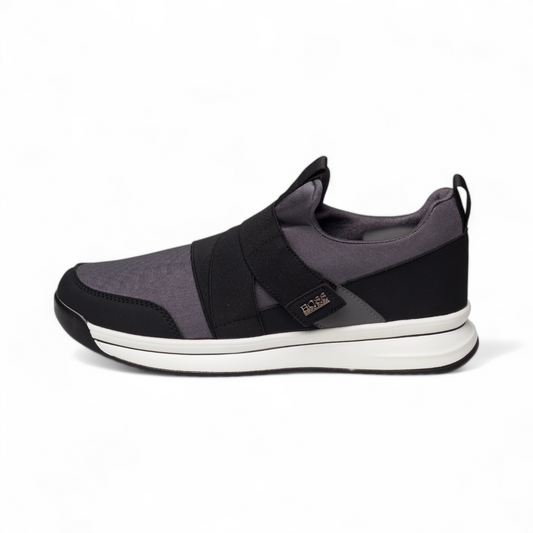 Boss men's casual sneakers BO - in black×grey