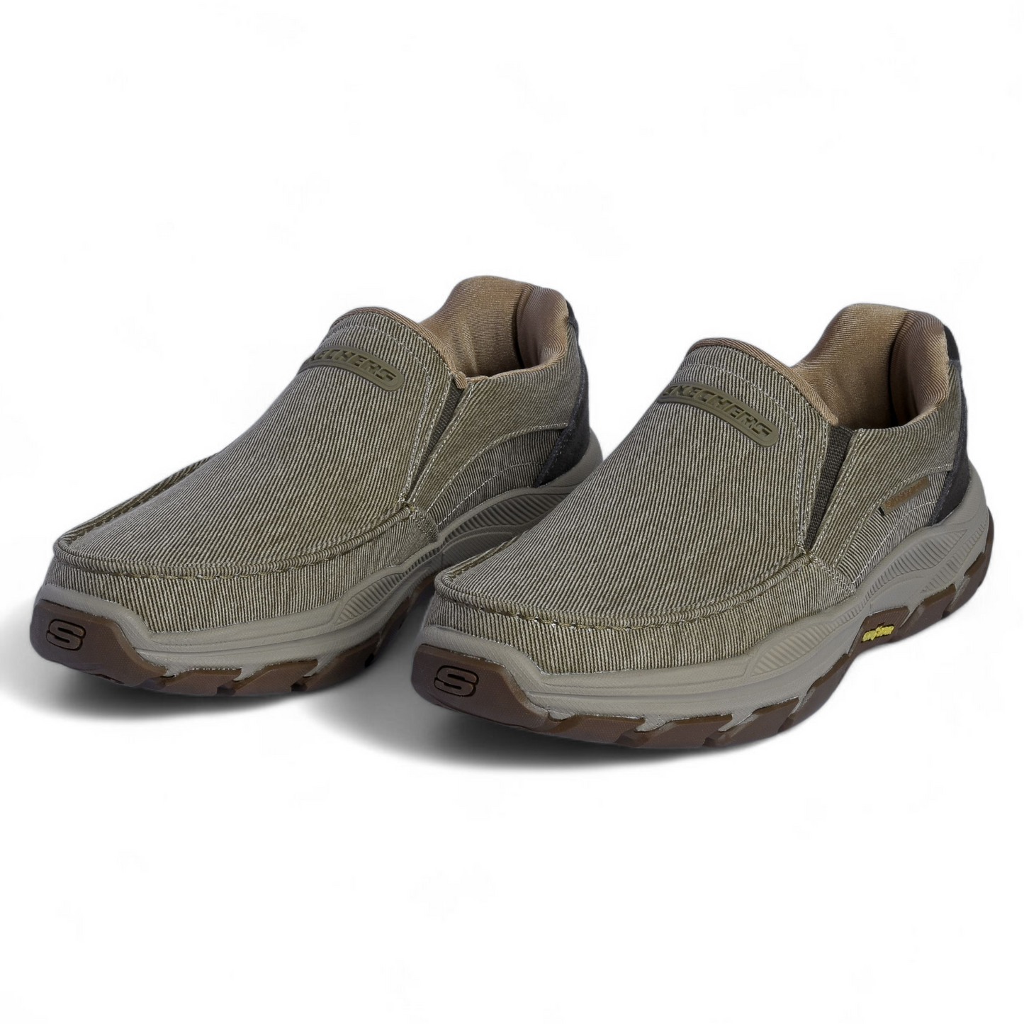Skechers Relaxed Fit Segment 2.0 Brogden with Goodyear Sole BR - in Beige