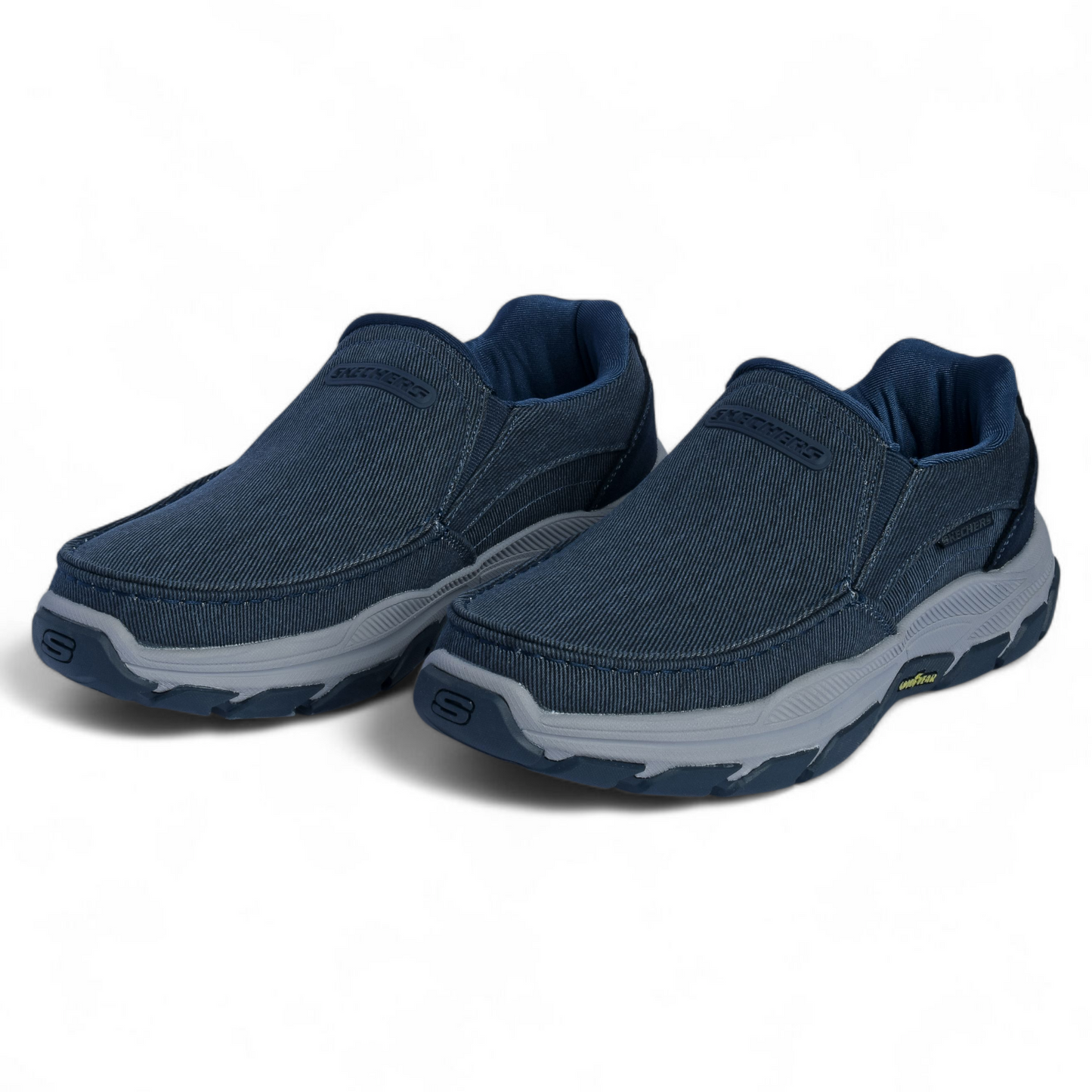 Skechers Relaxed Fit Segment 2.0 Brogden with Goodyear Sole BR - in Navy