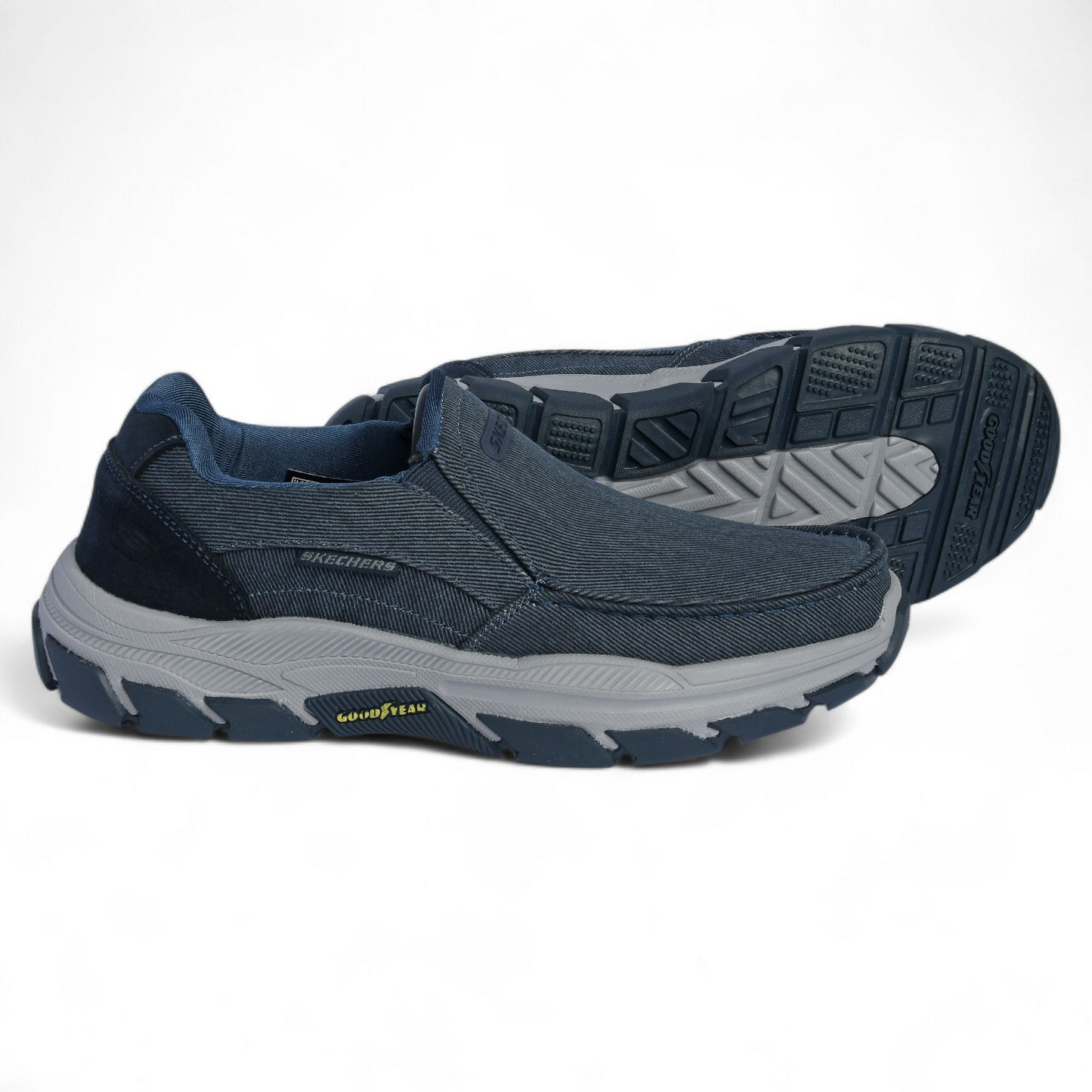 Skechers Relaxed Fit Segment 2.0 Brogden with Goodyear Sole BR - in Navy