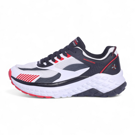 Skechers Mens Monster EVO Natural Multi color Casual Lace Up Shoe VO - in White