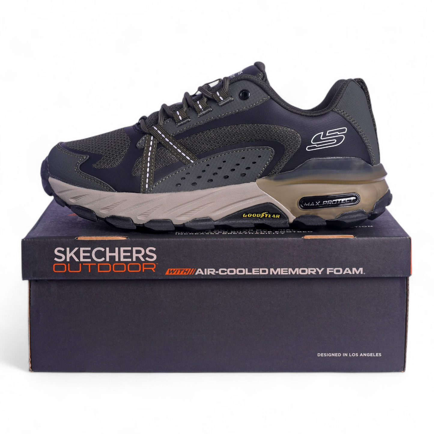 Skechers Max Protect Goodyear Sole SM - in Green